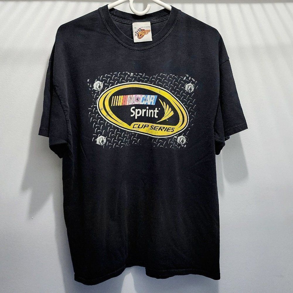 Nascar Nerves Of Steel Vintage Sprint Cup Shirt Black Number 86 Nascar Size‎ XL
